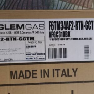 FOUR encastrable a gaz GLEM AFGC310BK noir (made in italie)