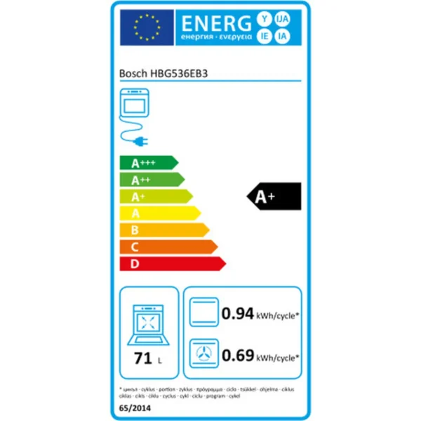 Four BOSCH Electrique noir ventillé serie 6 hba536eb3